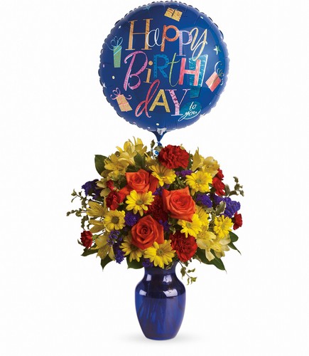 Fly Away Birthday Bouquet from Rees Flowers & Gifts in Gahanna, OH